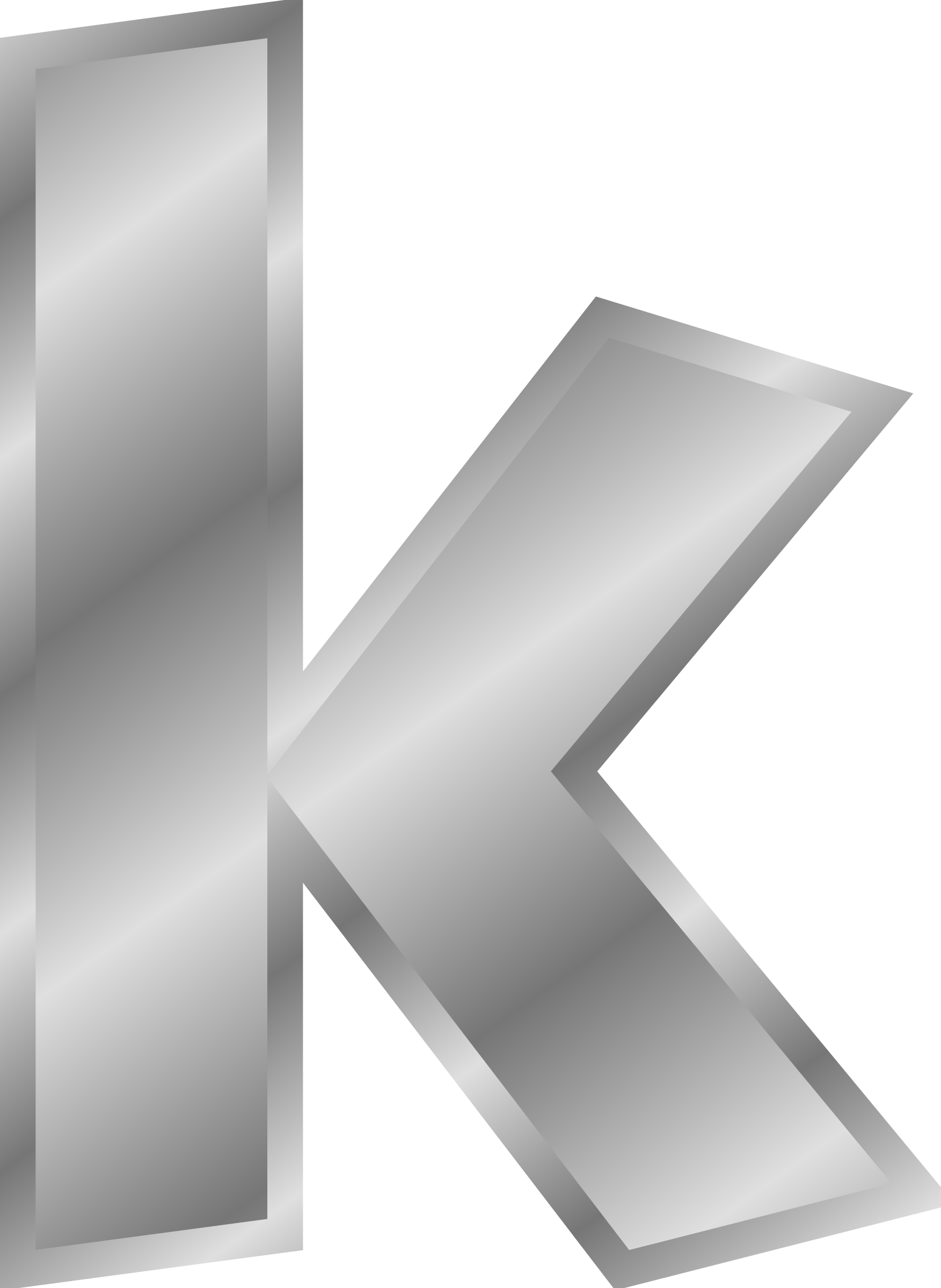 K Letter Transparent Background