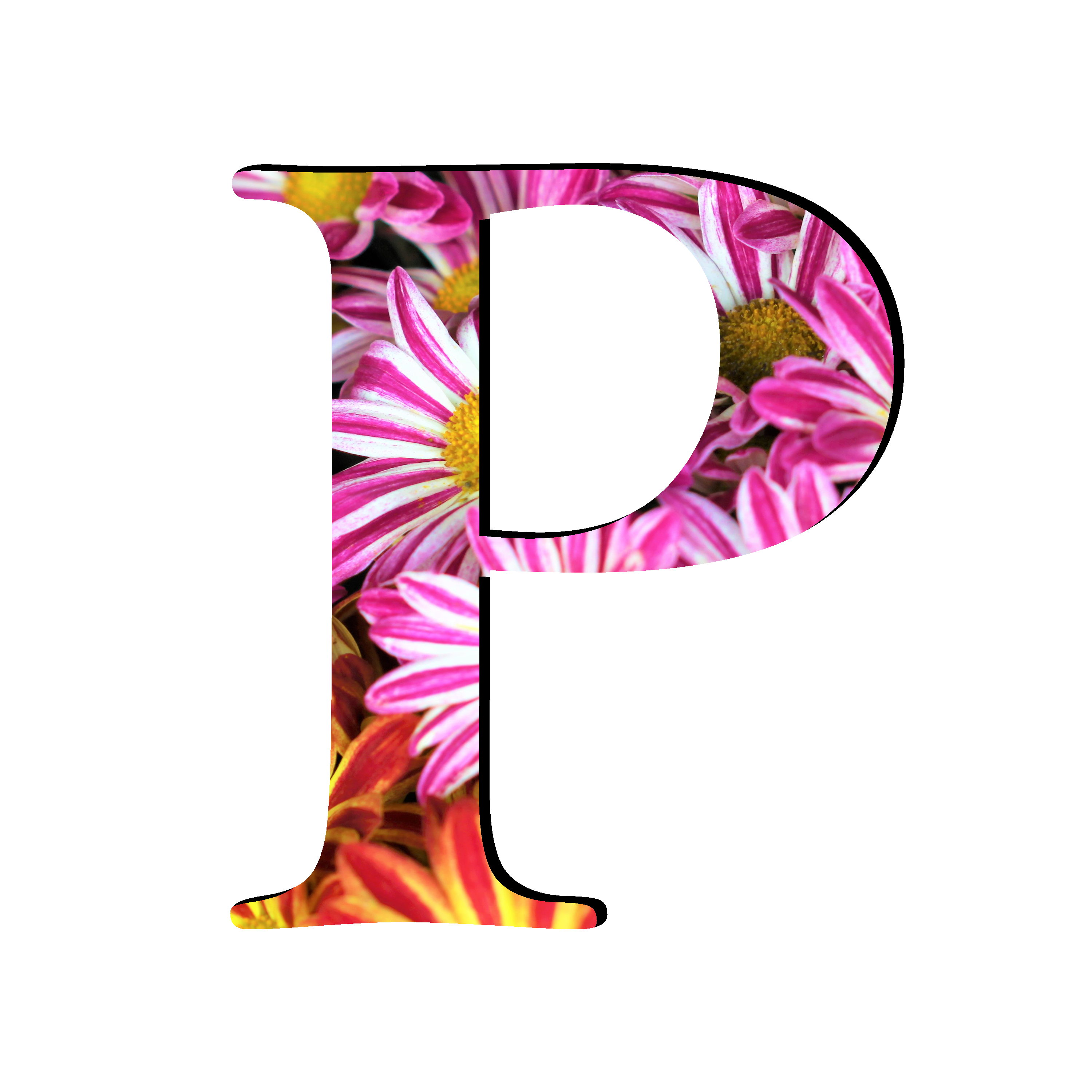 P Letter PNG HD