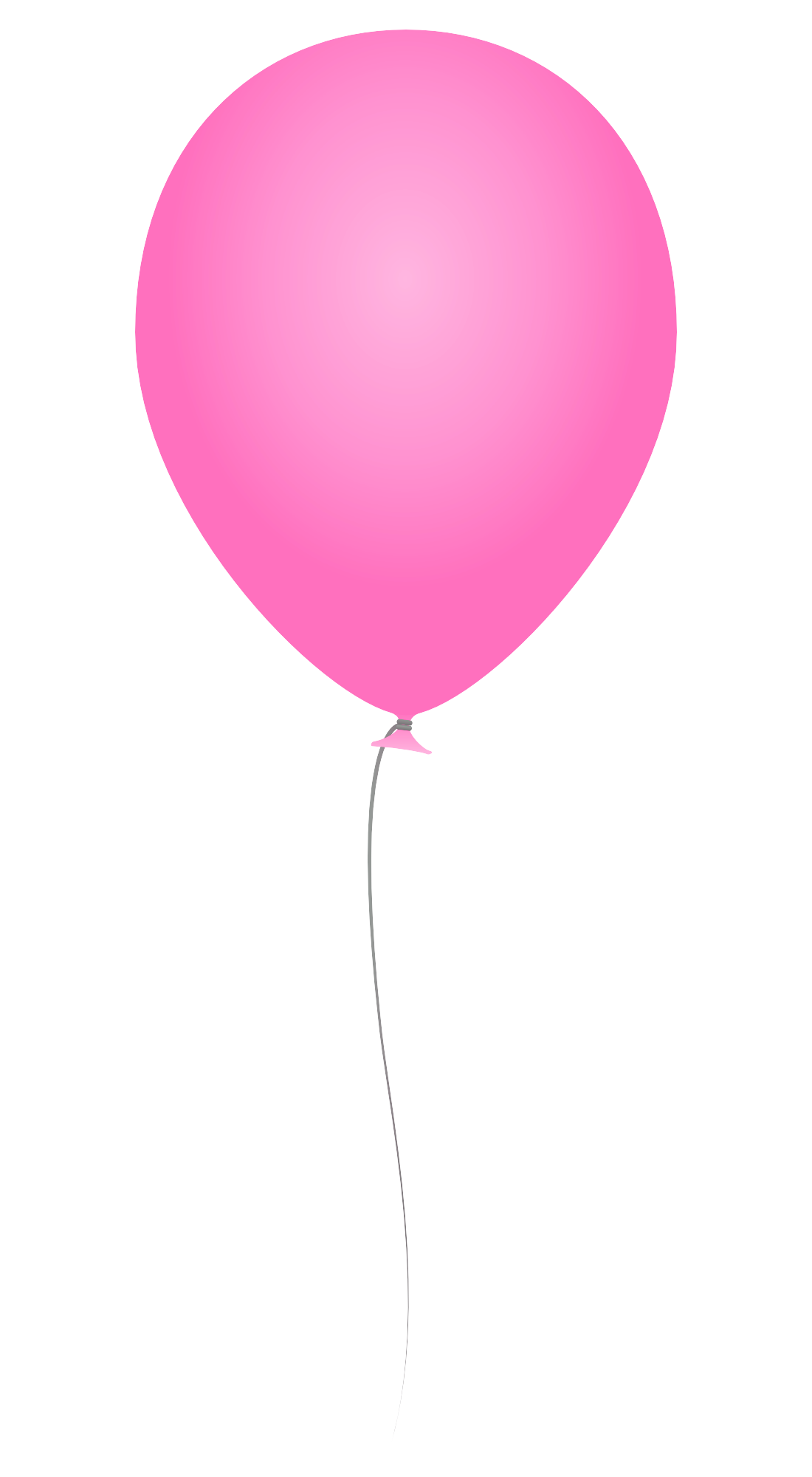 Pink Balloon Vector PNG