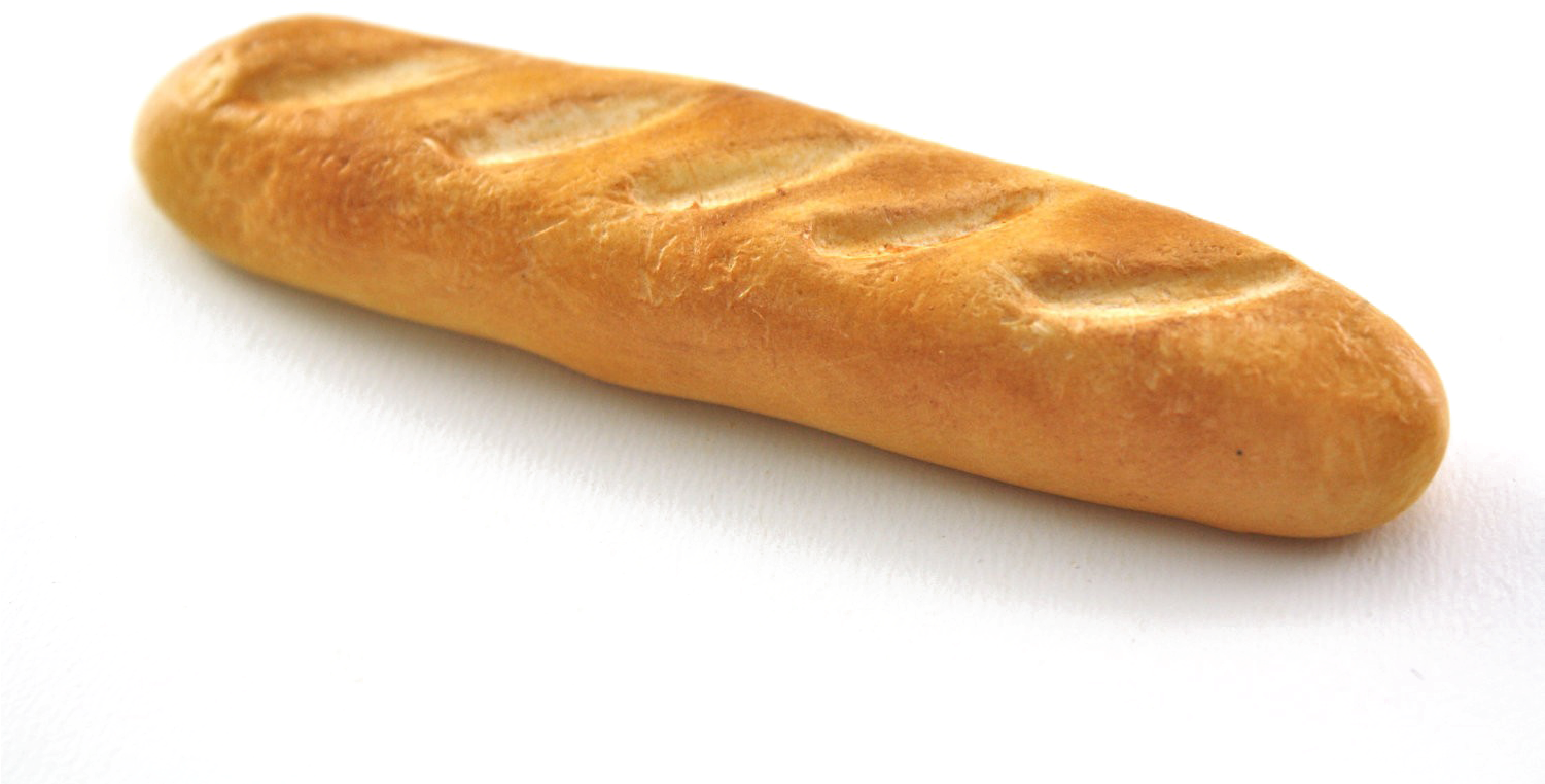 Plain Baguette Bread Transparent PNG