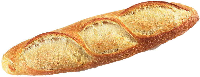 Rustieke baguette brood Transparant PNG