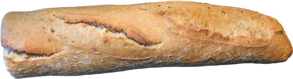Vollweizen-Baguette Brot Transparentes PNG
