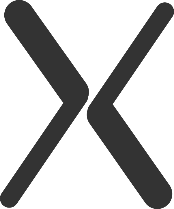 X Buchstabe PNG transparent