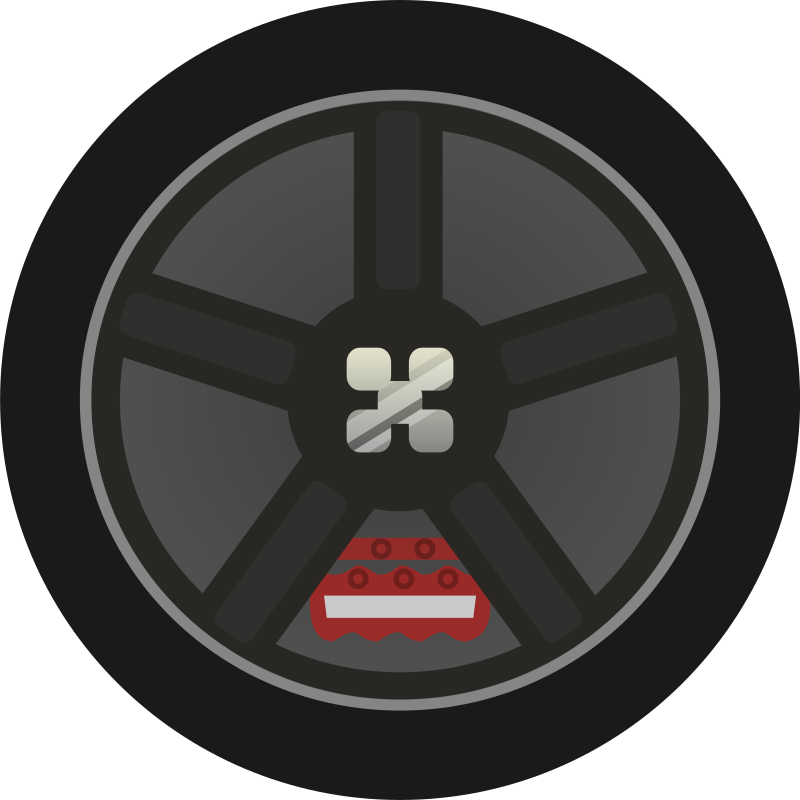 Alloy Car Wheel Vector PNG Clipart