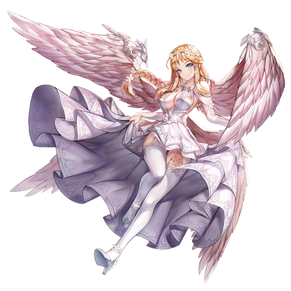 Angel anime girl PNG transparent