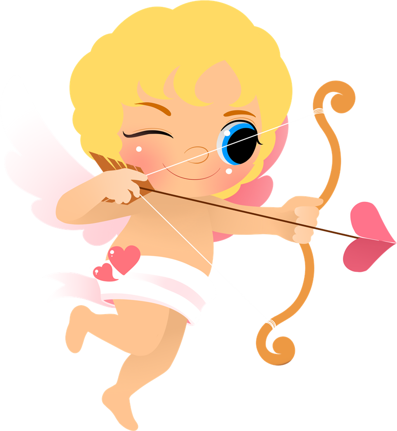 Angel Valentines Day Cupid PNG Transparent Image