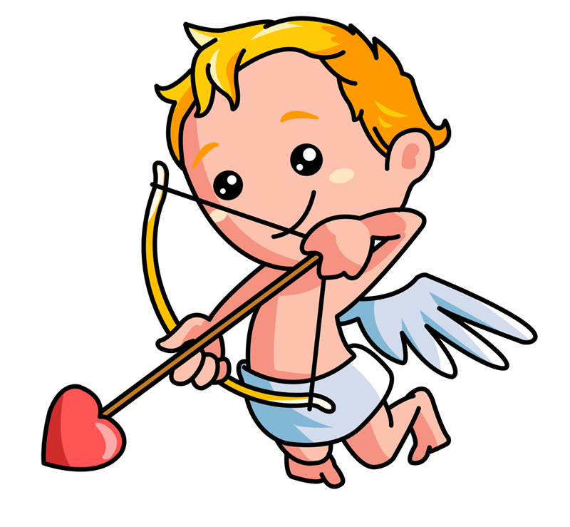 Angel Saint Valentin Jour Cupidonon Transparent PNG