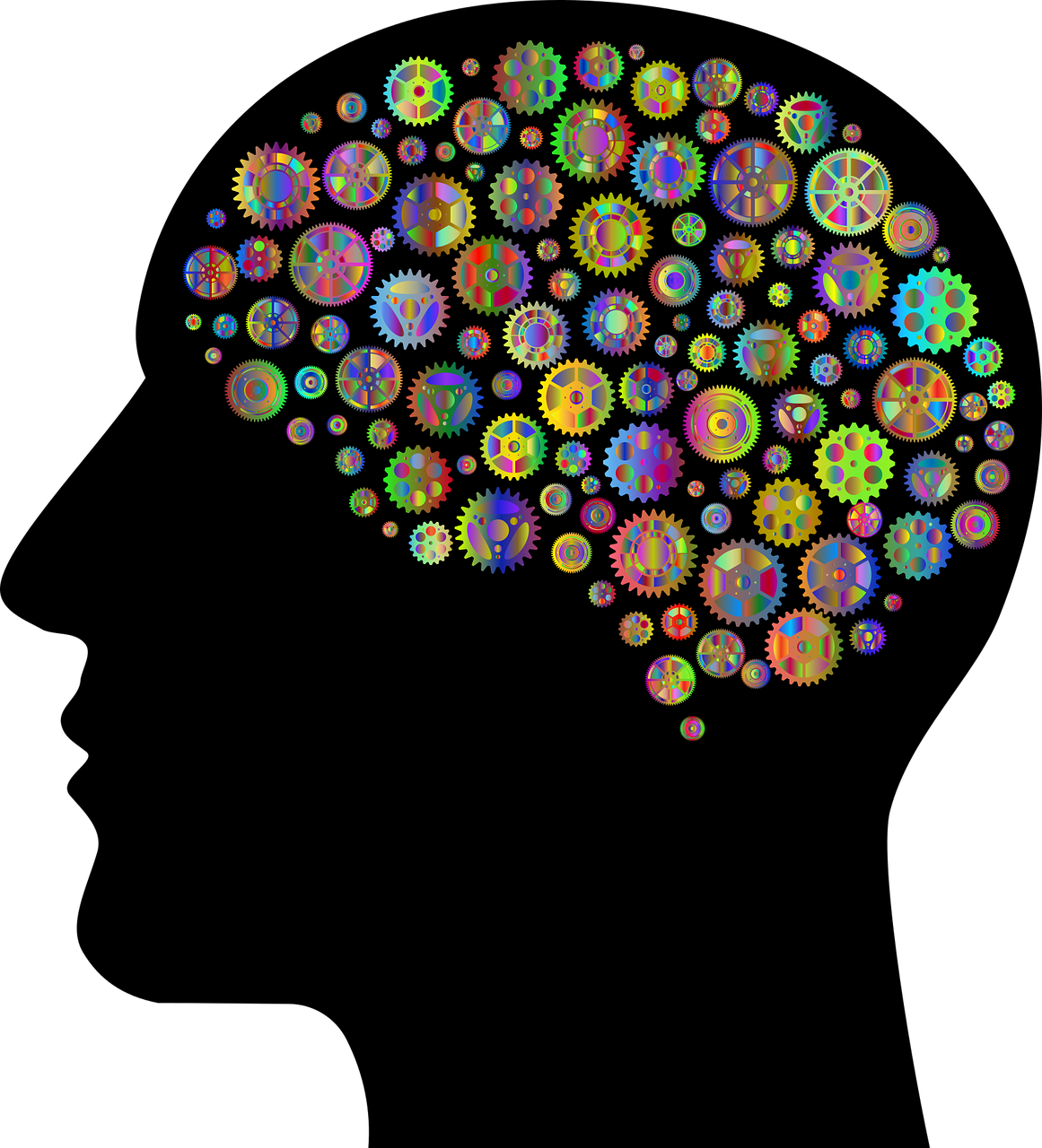 Animated Brain Gears PNG