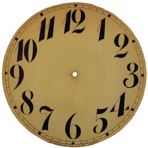 Antique Clock PNG Background Image