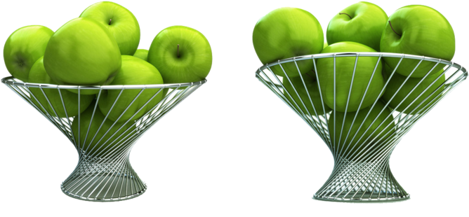 Apple Basket PNG Transparent Image
