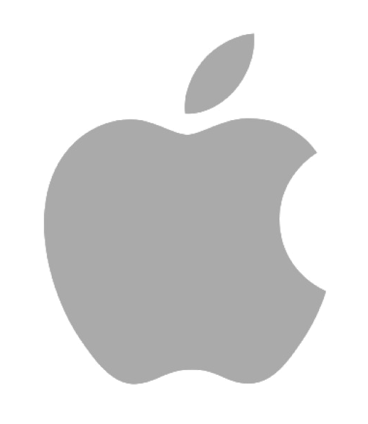 Apple Grey Logo PNG descarga gratuita