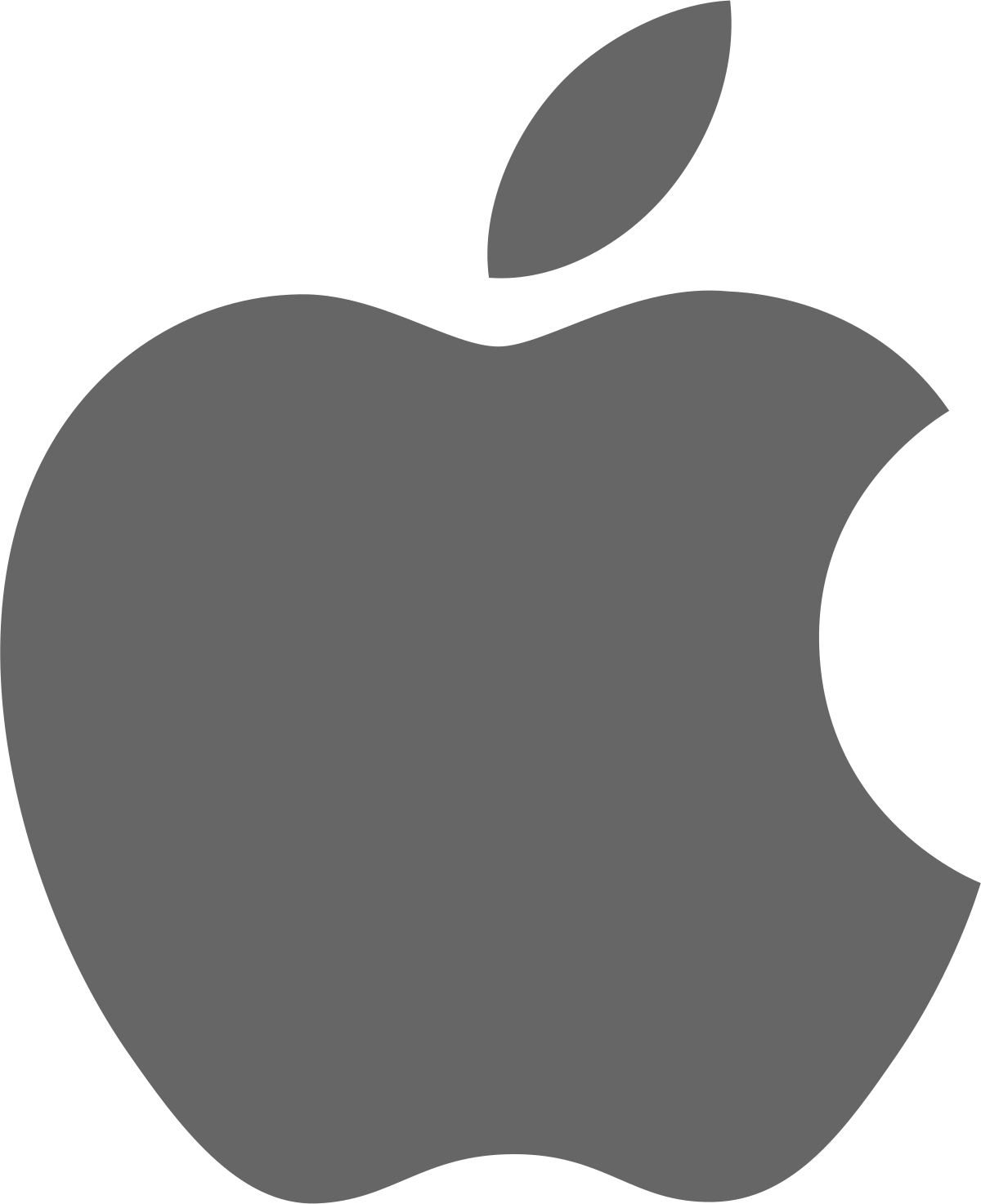 Apple gris logo PNG fotos