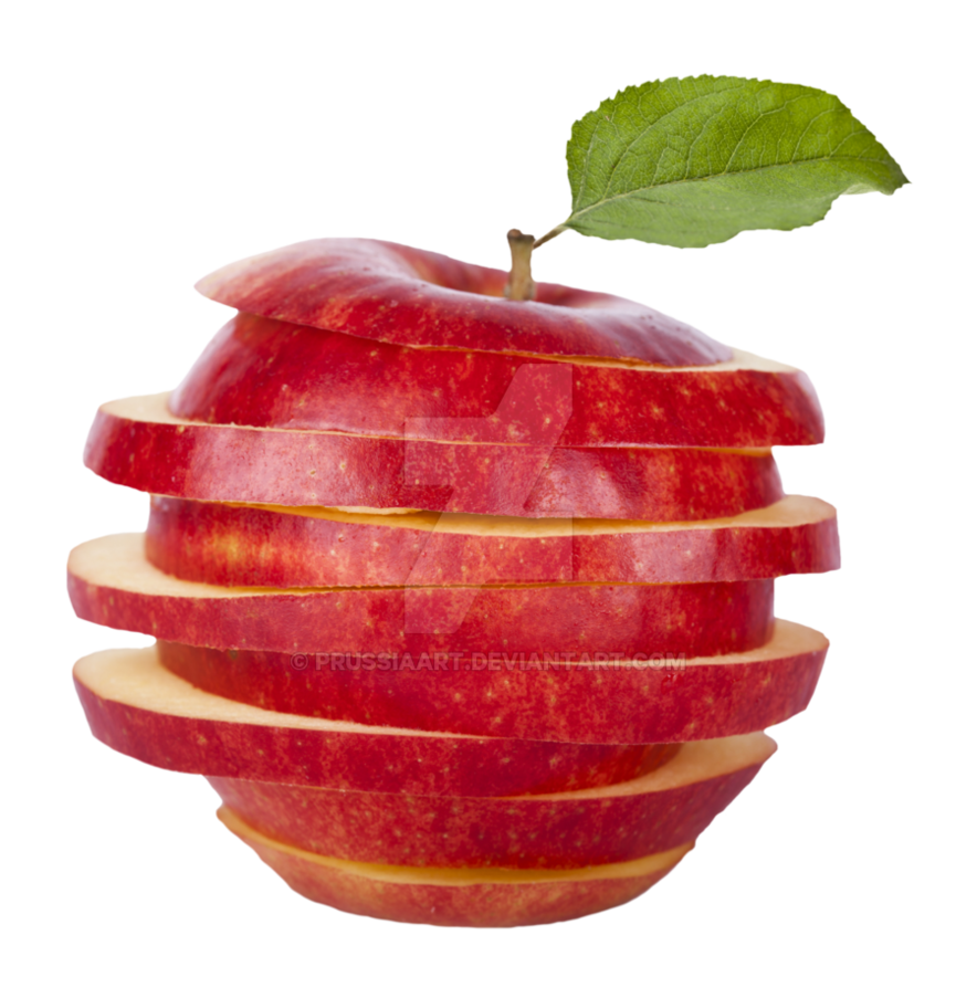 Apple Slice صور شفافة PNG