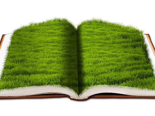 Artificial Grass Book Transparent PNG