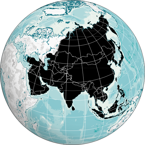 آسيا خريطة PNG تحميل مجاني