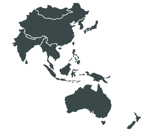 Asia Map PNG Photo