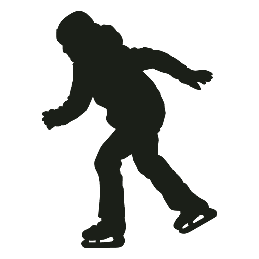 Atleet silhouet figuur skaten Transparant PNG