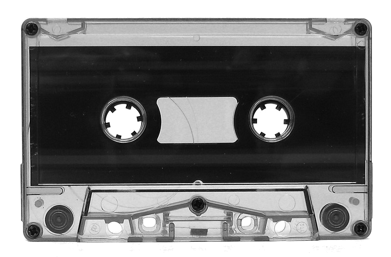 Audiokassette Transparenter Hintergrund