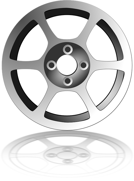 Automobile Car Wheel Vector PNG File
