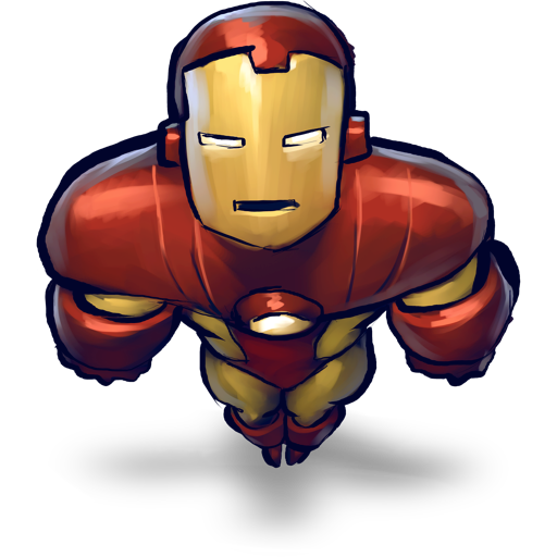 Avengers Flying Iron Man PNG-afbeelding
