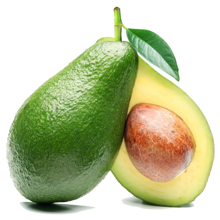 Avocado half PNG-bestand