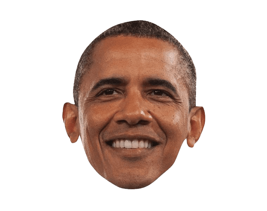 Barack Obama Face PNG
