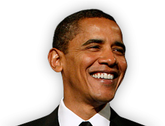 Barack Obama Face Smiling PNG