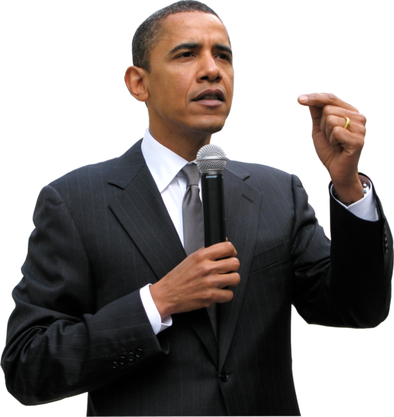 Barack Obama Mike PNG