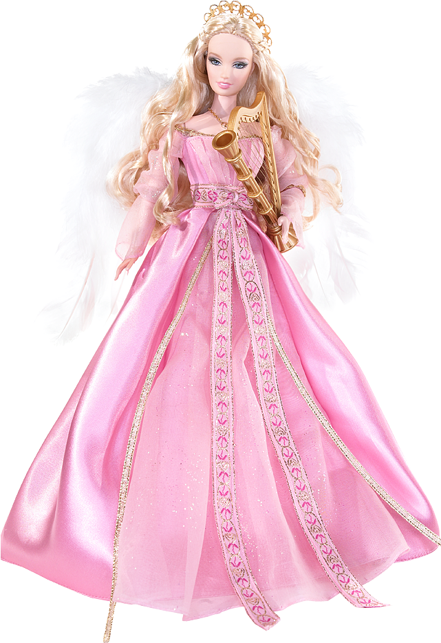 Barbie Doll Pink Gown PNG