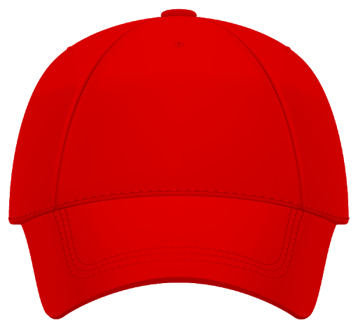 Baseball Red Hat PNG Transparent Image