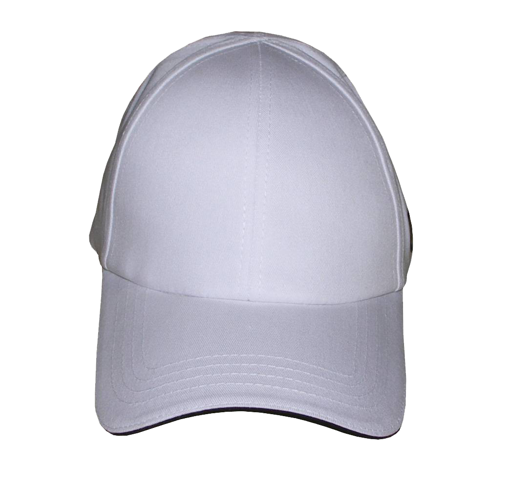 Baseball White Hat PNG Clipart
