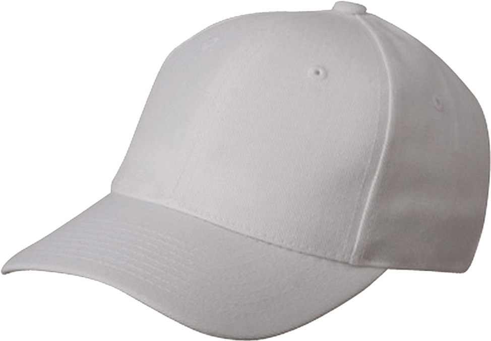 Baseball White Hat PNG Image