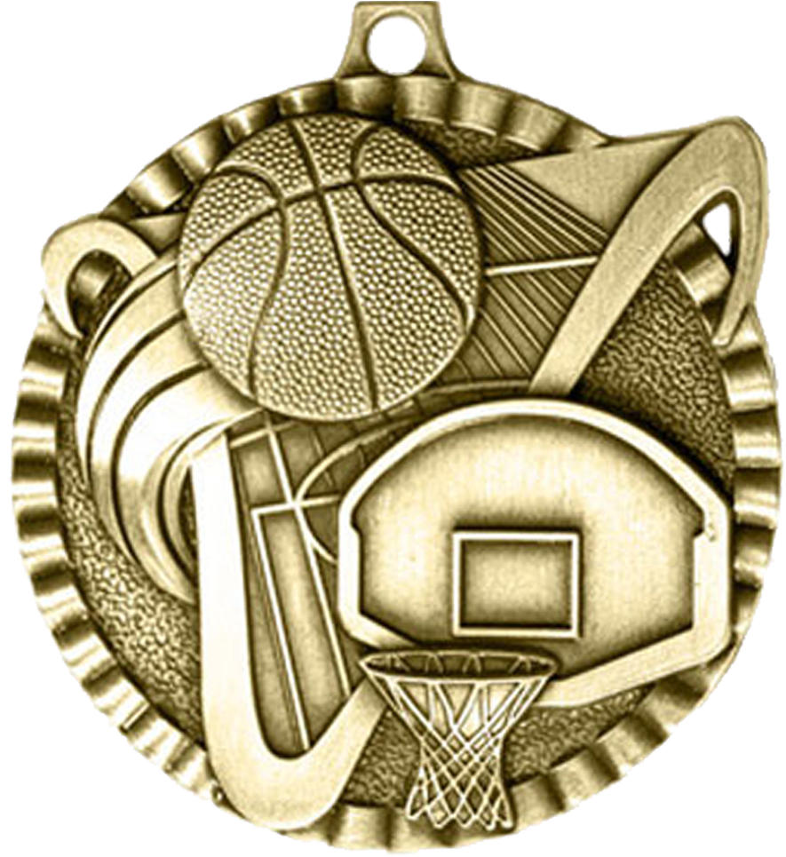 Prêmio de medalha de basquete