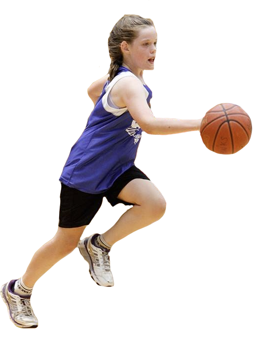 Basketball Team Girl Player PNG
