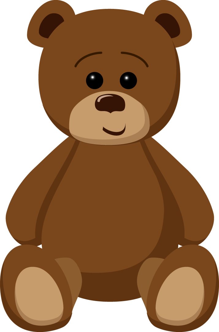Beruang vektor teddy PNG