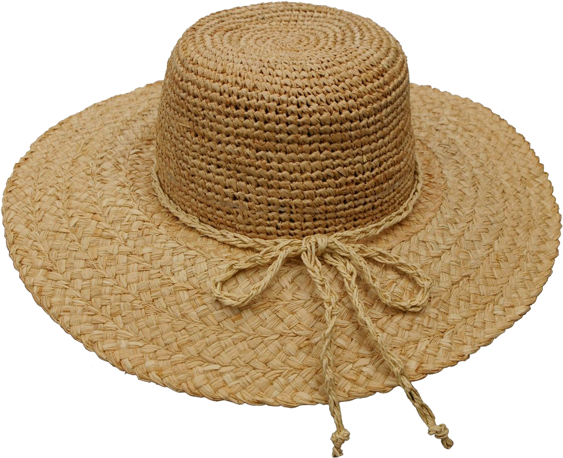 Bej Hasır Şapka PNG Şeffaf Görüntü