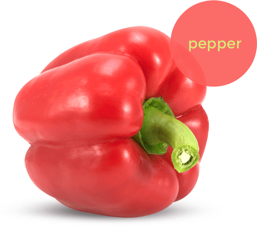 Bell Pepper Red Organic PNG