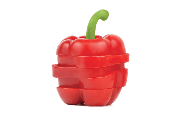Bell Pepper rote Scheibe PNG