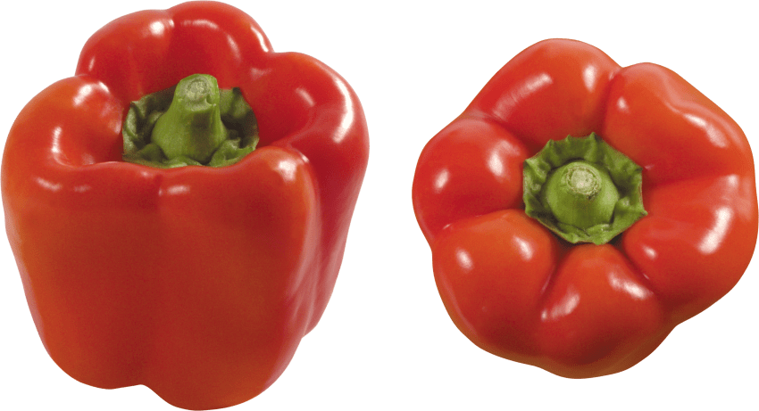 Bell Pepper PNG Sayuran Merah