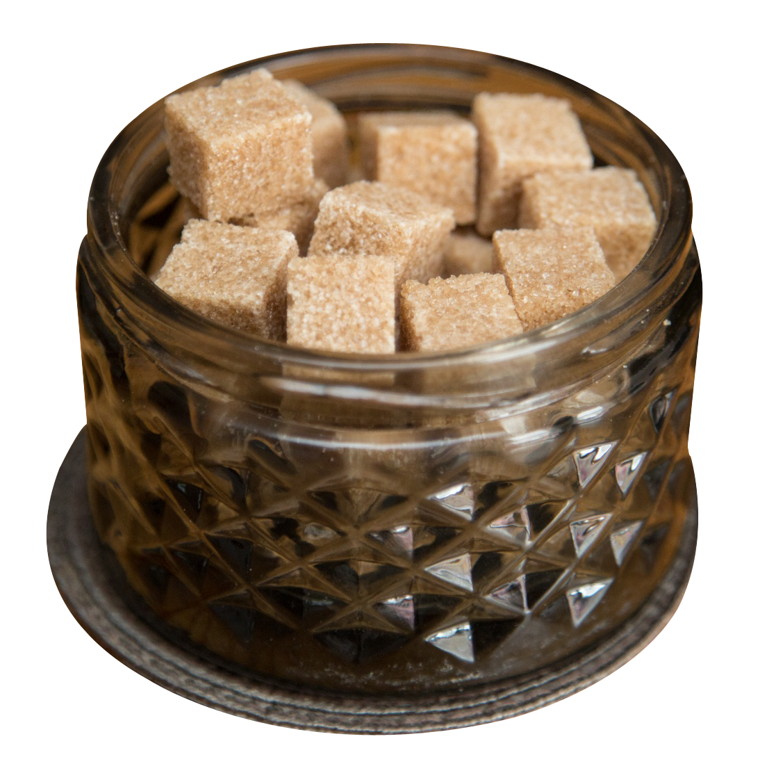 Big Brown Cane Sugar Cubes PNG File