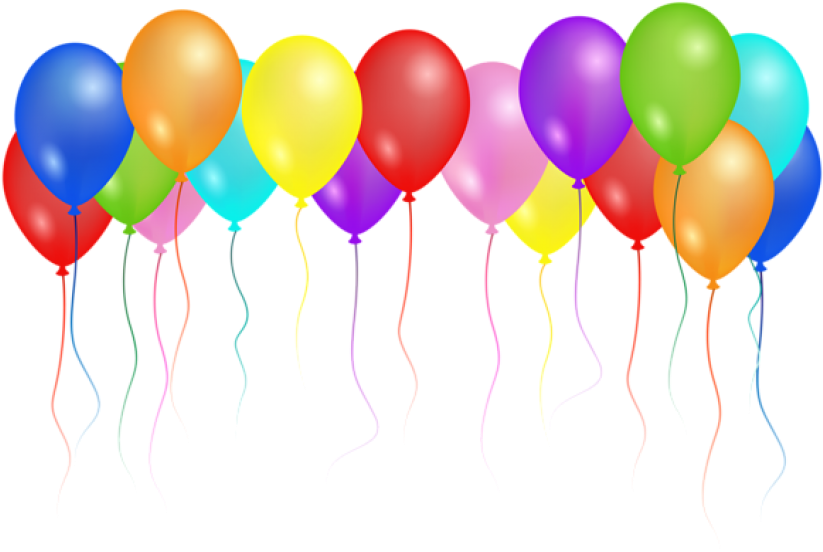 Birthday Party Balloon Vector PNG