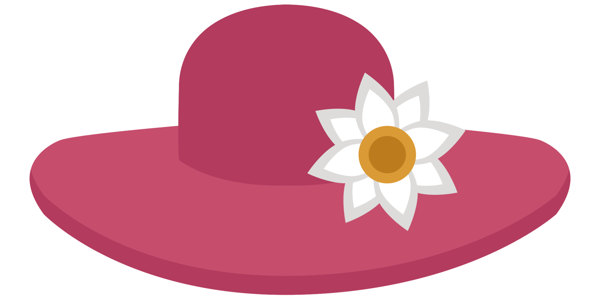 عيد ميلاد الوردي قبعة PNG قصاصات فنية