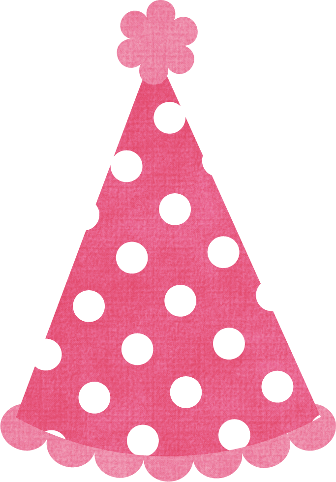 День рождения розовая шляпа PNG файл