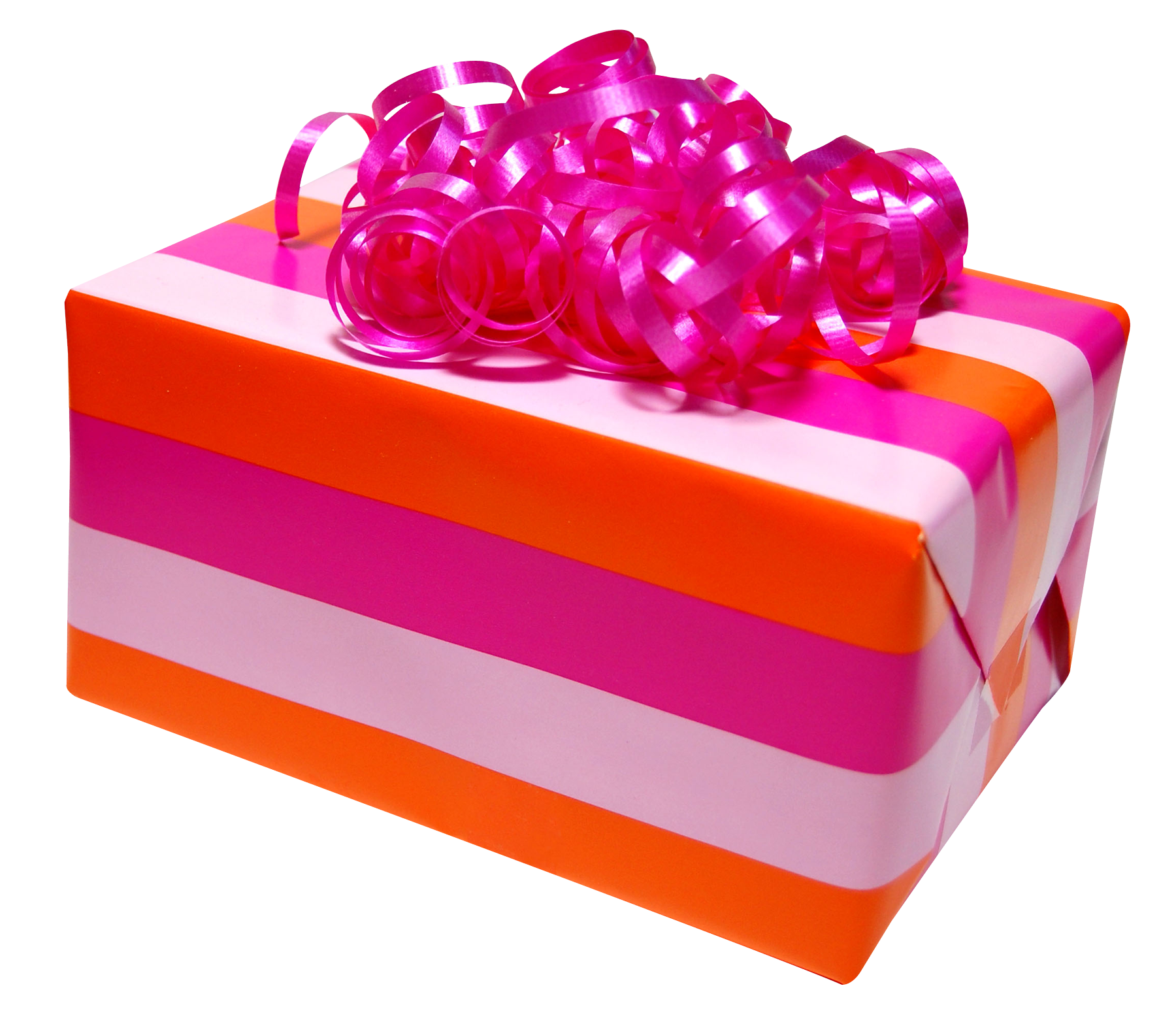 Presente de aniversário rosa PNG