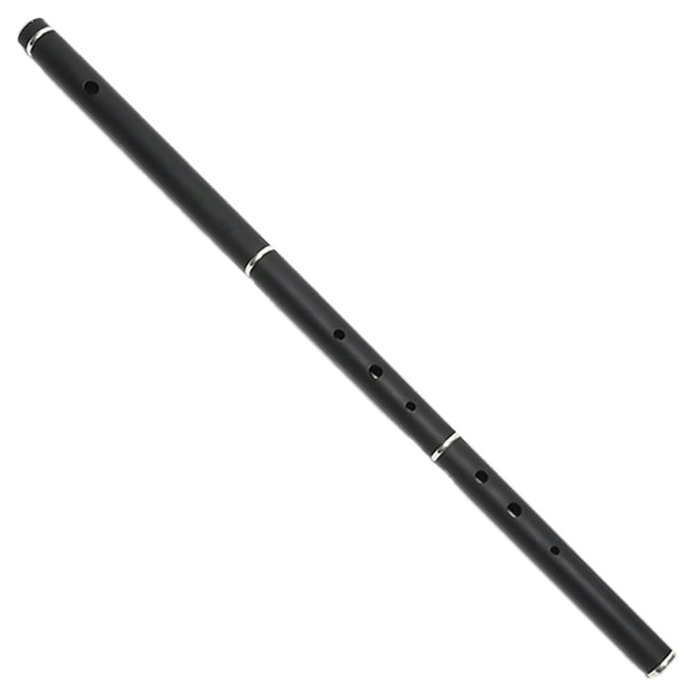 Black bambu flute PNG