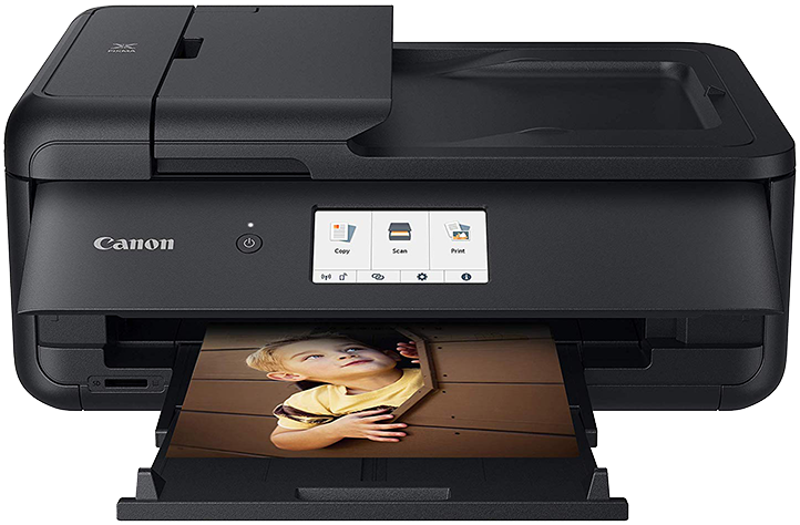 Printer Black Canon Color Impressora PNG Image