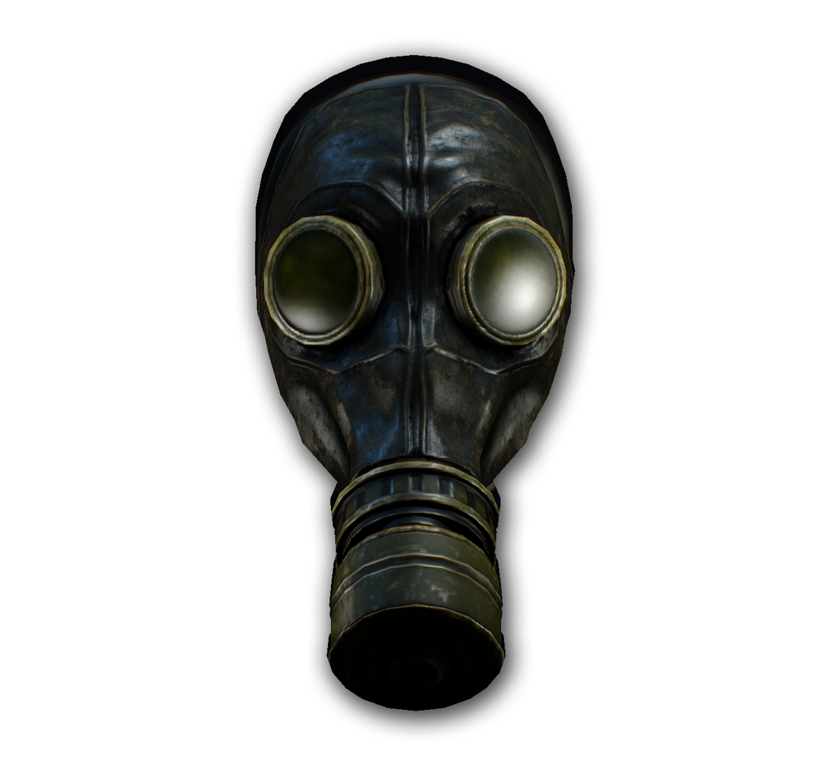 Zwart koel gasmasker vintage PNG