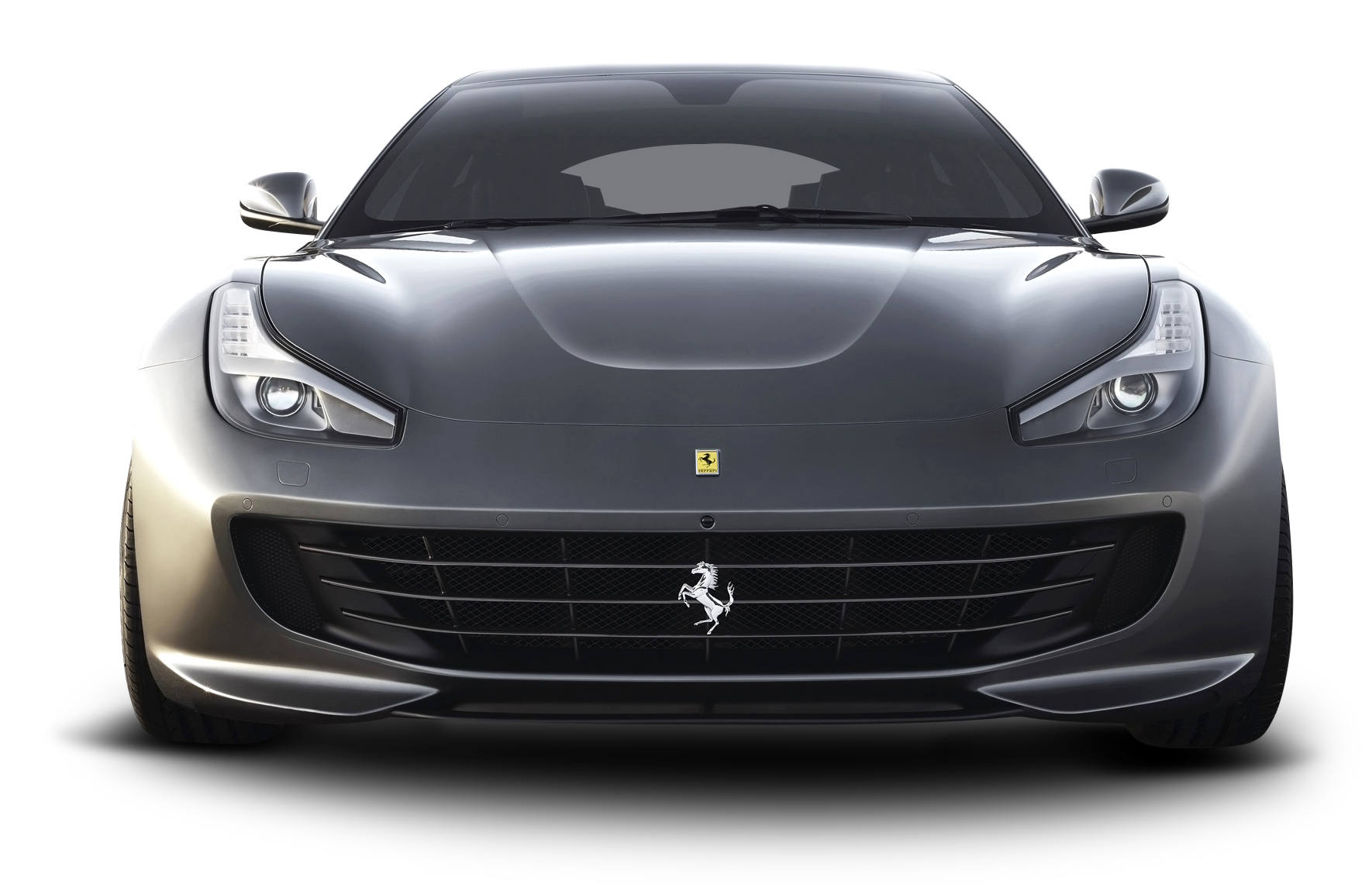 Черный вид спереди Ferrari PNG