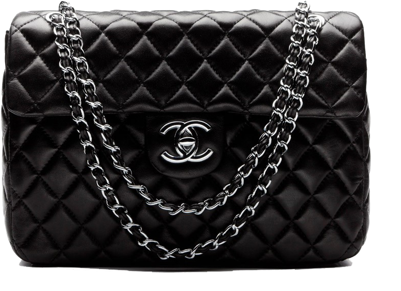 Black Handbag Chanel Transparent PNG