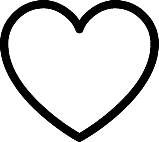 Black Heart Vector PNG Transparent Image
